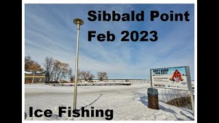 Sibbald Point  Ice Fishing Conditions Lake Simcoe Feb 2023 [upl. by Queston]