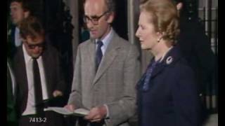 Margaret Thatcher tells press to rejoice during Falklands [upl. by Susanetta527]