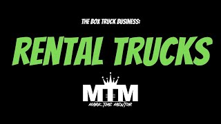 The Box Truck Business Rental Trucks [upl. by Suirauqram]