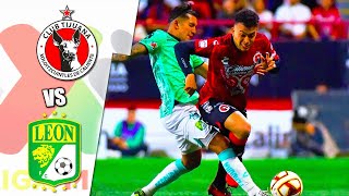 Tijuana 21 León  LIGA MXApertura Jornada 6 [upl. by Schluter787]