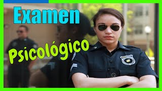 👮 Cómo Pasar un EXAMEN PSICOLÓGICO 🚔 Para INGRESAR A LA POLICÍA 🟢 [upl. by Aleras808]