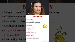 Hannah Murray Biography shorts ytshortsindia ytviral ytshortsvideo [upl. by Burger]