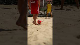 Фінальний удар 🔥Final kick at beach football eyesportlive [upl. by Paige750]