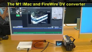 M1 iMac hi 8 capture and vhs transfer using FCPX and iMovie [upl. by Kapor]