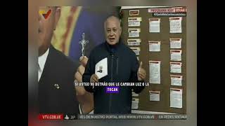 Min para Relaciones Interiores Justicia y Paz Diosdado Cabello anunció que los funcionarios [upl. by Bj661]