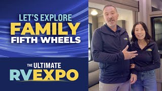 Ultimate RV Expo Family Fifth Wheels [upl. by Lesly]