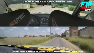 Rally van Wervik 2023  ONBOARD  Splitscreen Denys  Bouten HD [upl. by Rimisac]