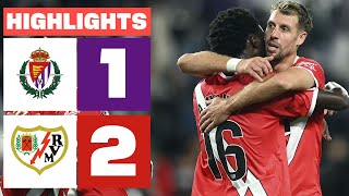 REAL VALLADOLID CF 1  2 RAYO VALLECANO  RESUMEN LALIGA EA SPORTS [upl. by Nilram]