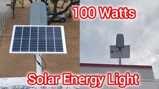 100 Watts Solar Energy Light Fitting full video  Ding Dong [upl. by Wengert]