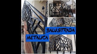 Balustrada metalica vopsita in camp electrostatic  Metal handrail electrostatic painting [upl. by Haile]