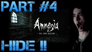 Amnesia the Dark Descent  HIDE  Walkthrough Part 4 GameplayCommentaryFacecam [upl. by Semyaj]