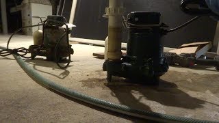 zoeller sump pump with issues replaced [upl. by Nylicaj936]