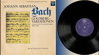 Marga Scheurich harpsichord JS Bach GoldbergVariationen BWV 988 Aria mit 30 Veränderungen [upl. by Maxim]