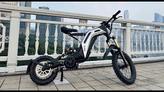 Chase of Titaone S mountain ebike top speed 75kmh [upl. by Ahtivak]