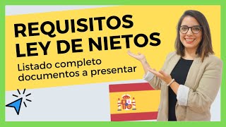 REQUISITOS Para Solicitar la LEY de NIETOS 🇪🇸 Cómo Demostrar la Condición de Exiliado [upl. by Ogeid158]