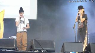 Cocorosie quotFairy Paradisequot Live  Rock en Seine  Paris 20110827 [upl. by Hsemin703]