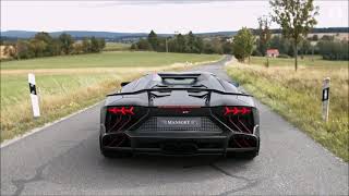 Lamborghini Aventador Carbonado EVO 1 of 1 The Black Diamond from Mansory [upl. by Esadnac]