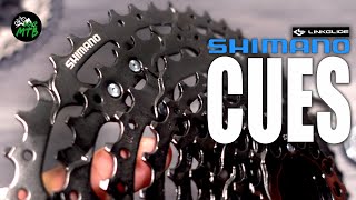 2 of 5  Shimano CUES Cassette New Shimano LINKGLIDE Design  U6000 Cassette 1150T Quick Check [upl. by Navarro572]