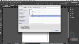 Threading Text in Adobe InDesign [upl. by Yluj800]