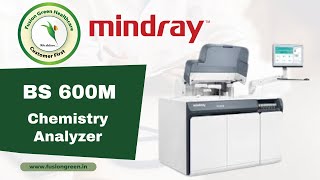 MINDRAY BS 600M Chemistry Analyzer  Marketed by Fusion Green [upl. by Laris]