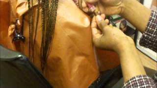 HOW TO PUT BEADS IN CORNROWS [upl. by Sansen]