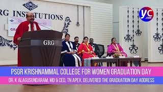 Graduation Day 2024 at PSGR Krishnammal College for Women PSGR KCW graduation psgrkcw [upl. by Terence]