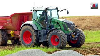 FENDT 828 Vario  HalfPipe Tipper Trailer Winnenden Germany 2018 [upl. by Flagler]