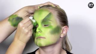 DIY by Panduro  Halloween make up heks schminken [upl. by Hgielac]