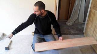 How to install tarkett ezplank laminate flooring [upl. by Nollat]