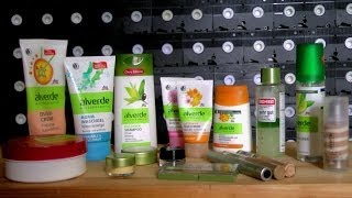 ALVERDE IM TEST Teil 1 Produktreviews zu pflegender und reinigender Kosmetik [upl. by Cappella696]