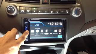 2008up Honda Accord pioneer avh290bt Bluetooth touchscreen double din [upl. by Eladnyl]