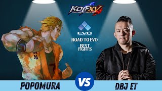 KOFXV ET 👽 Yamazaki Hinako Krohnen Vs POPOMURA 🥋 Kyo Benimaru Ryo  kof15 Best fights ✈️EVO [upl. by Cypro413]