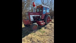 1975 International 1566 diesel turbo tractor lot 2 March 27th online only auction bidschmid farm [upl. by Baiss74]