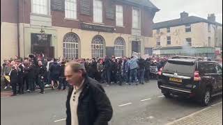 Morecambe FC supporter protest 16112024 football morecambefc supporterprotest [upl. by Edsel]