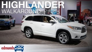 2016 Toyota Highlander Walkaround Review [upl. by Elinore]