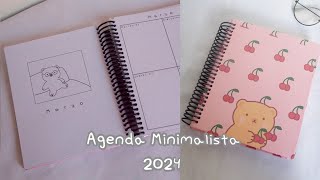 DIY Agenda minimalista 2024  Imprimible [upl. by Alda462]