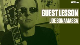 Joe Bonamassa Guest Lesson TG213 [upl. by Geof]