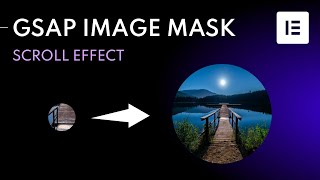 Amazing Elementor Animation  GSAP Image Mask Scroll Effect [upl. by Nomolas]