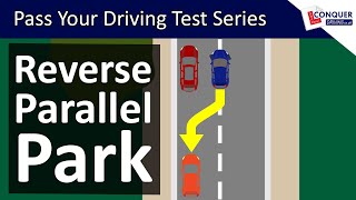 Reverse Parallel Parking Made Easy  Driving Test Manoeuvre in Great Britain [upl. by Kirkpatrick]