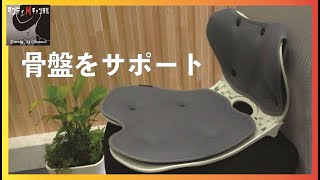 折りたたみコンパクト INSBES骨盤サポートチェア 腰痛改善 腰をやられている方に [upl. by Zwick]