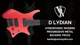 Atmospheric Modern Progressive Metal Backing Track in D Lydian  120 BPM [upl. by Nigle]