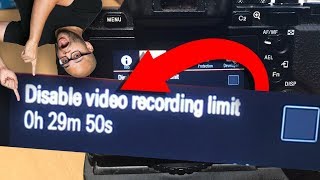 How To Record Unlimited Time on Sony Cameras  Disable 30 Minute Video Record Limit [upl. by Carn]