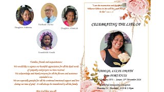 Celebrating The Life Of Nadege Lucie Omath Born PortLouis [upl. by Acinomed662]