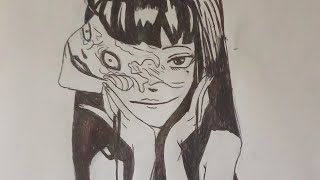 Drawing Tomie  junji Ito collection  Horror mangá speedart [upl. by Mitchel163]