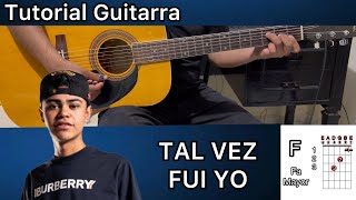 TAL VEZ FUI YO  El Padrinito Toys  Tutorial GUITARRA  Acordes  Tabs  Buscando Notas [upl. by Suoivatnom]