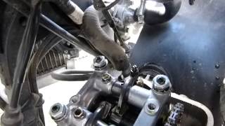 Valve job tappet screw type 201114 Honda CBR125r [upl. by Idner]