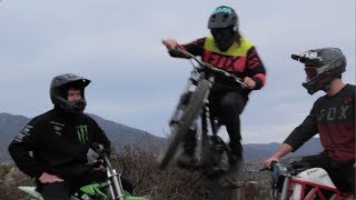 ELECTRIC DIRTBIKES vs DOWNHILL MTB [upl. by Ayatnwahs]