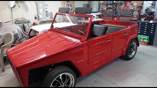 1973 VW Thing Restoration Update 721 [upl. by Kip93]