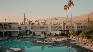 35mm Postcards from Palm Springs  Sony a7iii cinematic short  Contax G1 x Kodak Portra 400 [upl. by Simaj469]