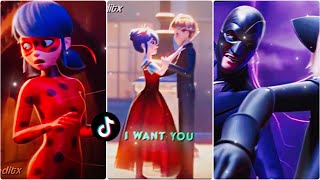 Miraculous Ladybug amp Cat Noir Edits 2  Tik Tok Edit Compilation [upl. by Poppy]